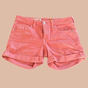 Pilcro And The Letterpress Shorts Womens Size 27 Pink Denim Stretch